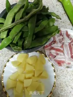 Make Five flowers and beans step 1