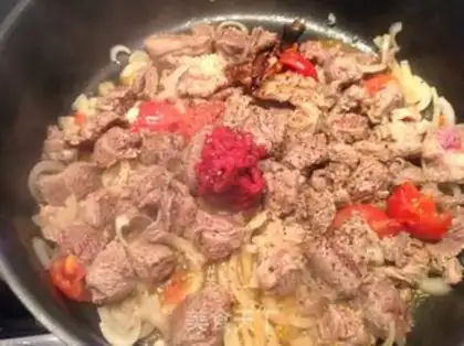 Make Cheese and beef step 4