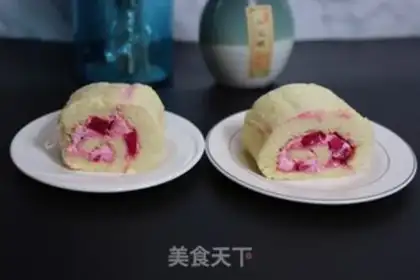 Make Flamingo cake roll step 0