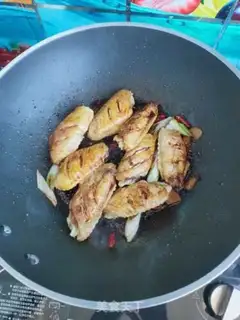 Make Chicken wings and rotting bamboo step 9
