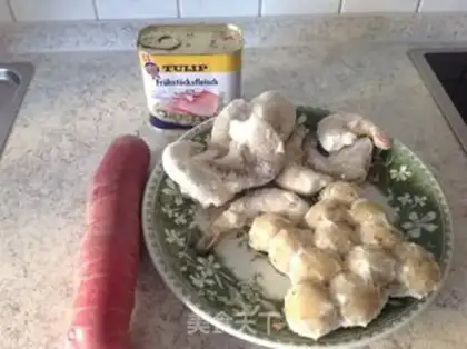 Make The radish seafood step 0