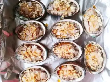 Make Baking abalone step 2