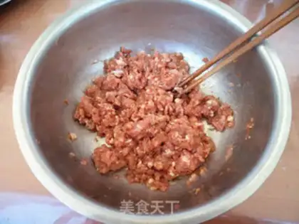 Make Pork pickle dumplings step 4