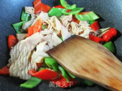 Make Twin pepper fried protein step 6