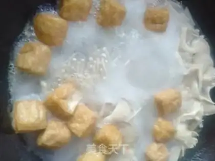 Make Tofu mushroom soup step 7