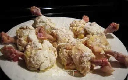 Make A golden chicken hammer with salt step 6