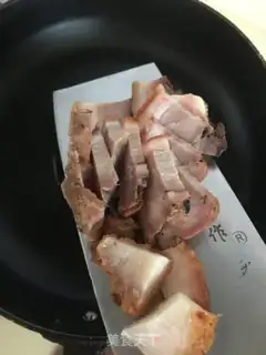 Make Fresh bamboo and fried meat step 3