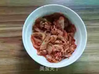 Make Hot cabbage makes meat step 2