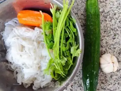 Make cucumber carrots and tacos step 0