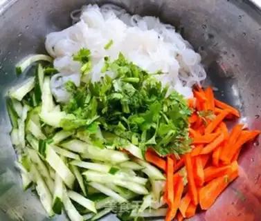 Make cucumber carrots and tacos step 7