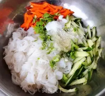 Make cucumber carrots and tacos step 8