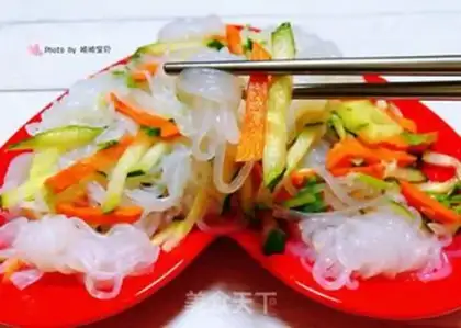 Make cucumber carrots and tacos step 11