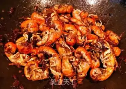 Make Hot shrimp step 8