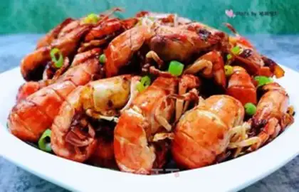 Make Hot shrimp step 9
