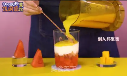 Make Watermelon mango yogurt step 11
