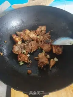 Make Yellow chicken step 7