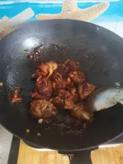Make Yellow chicken step 8