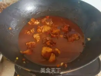 Make Yellow chicken step 10