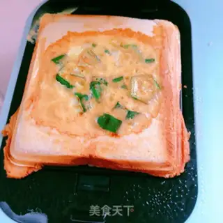 Make Autumn eggburger step 11