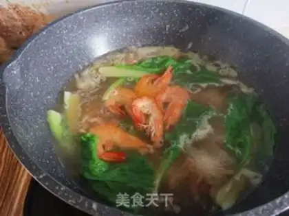 Make Shrimp noodles step 12