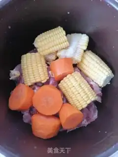 Make Corn bone soup step 1