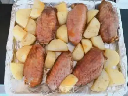 Make Potato wings step 4