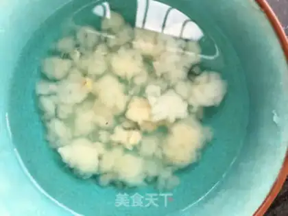 Make Peaching snow clams step 1