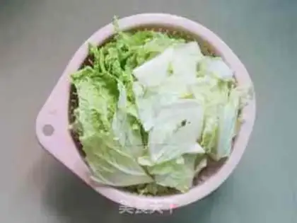 Make Five flowers for cabbage step 3