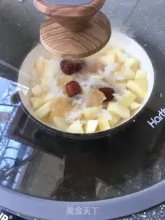 Make Peach stewed swallow nest step 9
