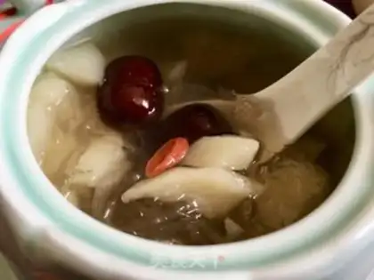 Make Peach stewed swallow nest step 14