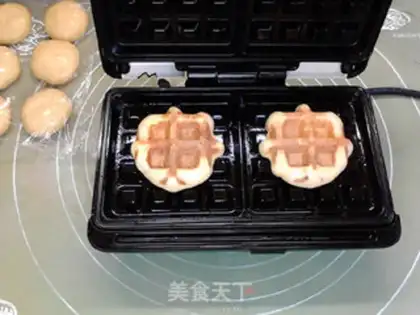 Make Peanut butter and waffles step 12
