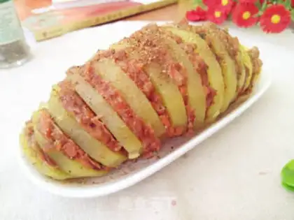 Make Steamed organ potatoes step 8