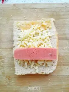 Make Toast cheese rolls step 5