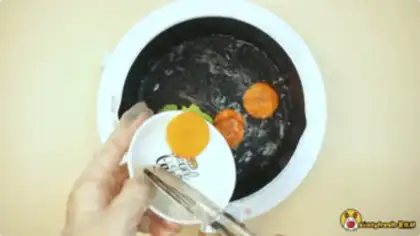 Make Time cod pine omelette step 1