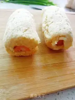 Make Toast cheese rolls step 6