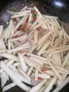 Make Potato fried meat step 3