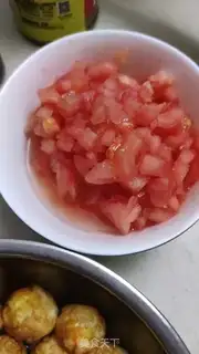 Make Tomatoes, burrito eggs step 3