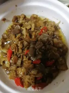 Make The eggplant meat noodles step 1