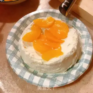 Make Peach birthday cake step 0
