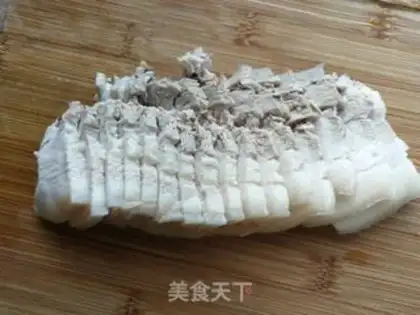 Make Blue radish dry meat step 2