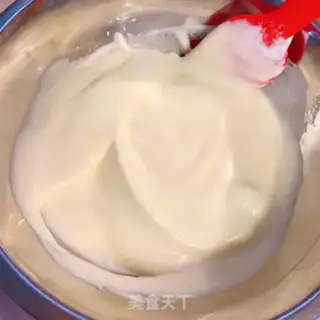Make Peach birthday cake step 5