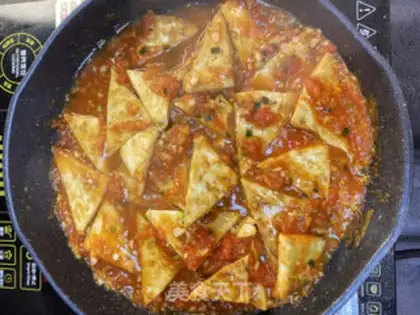 Make Lunch gravy tofu step 5