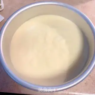 Make Peach birthday cake step 7