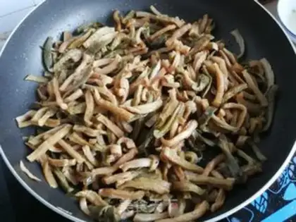Make Blue radish dry meat step 5