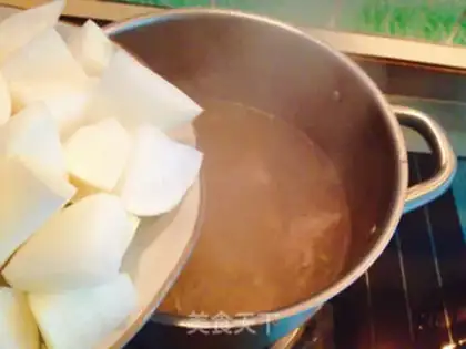 Make radish lamb chops step 4