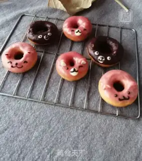 Make Funny cartoon donuts step 10