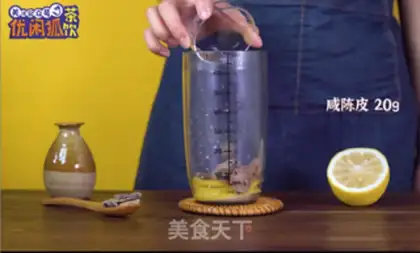Make Lemon tea step 2