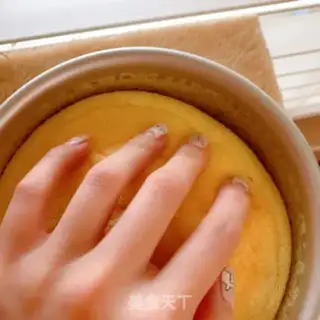 Make Peach birthday cake step 12