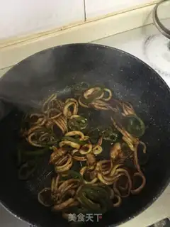 Make Black pepper squid step 7