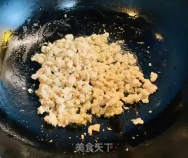 Make Pyramid meat and beans step 3
